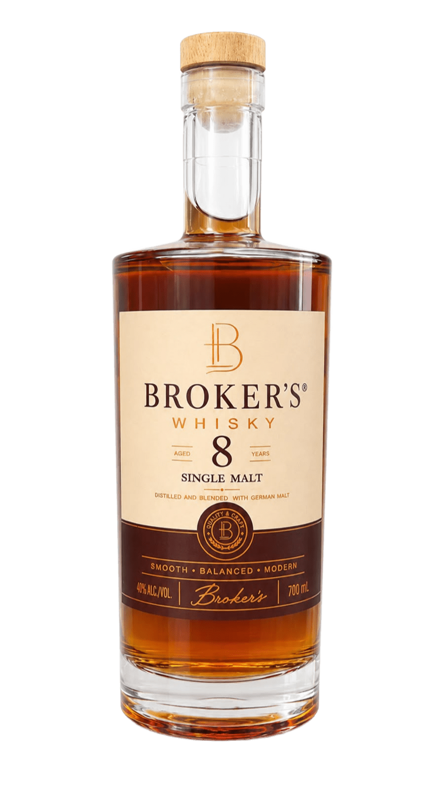 Broker's Whisky Single Malt Aged 8 Years